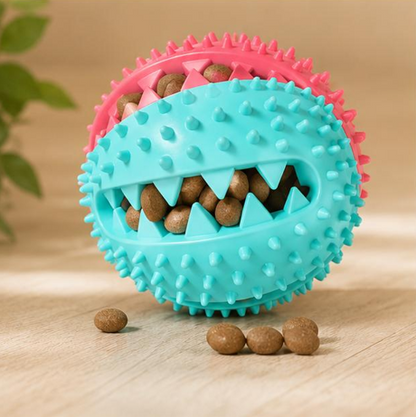 Jouet Interactif Zen Zénimo — Balle Silicone avec Ventouse pour Chiens