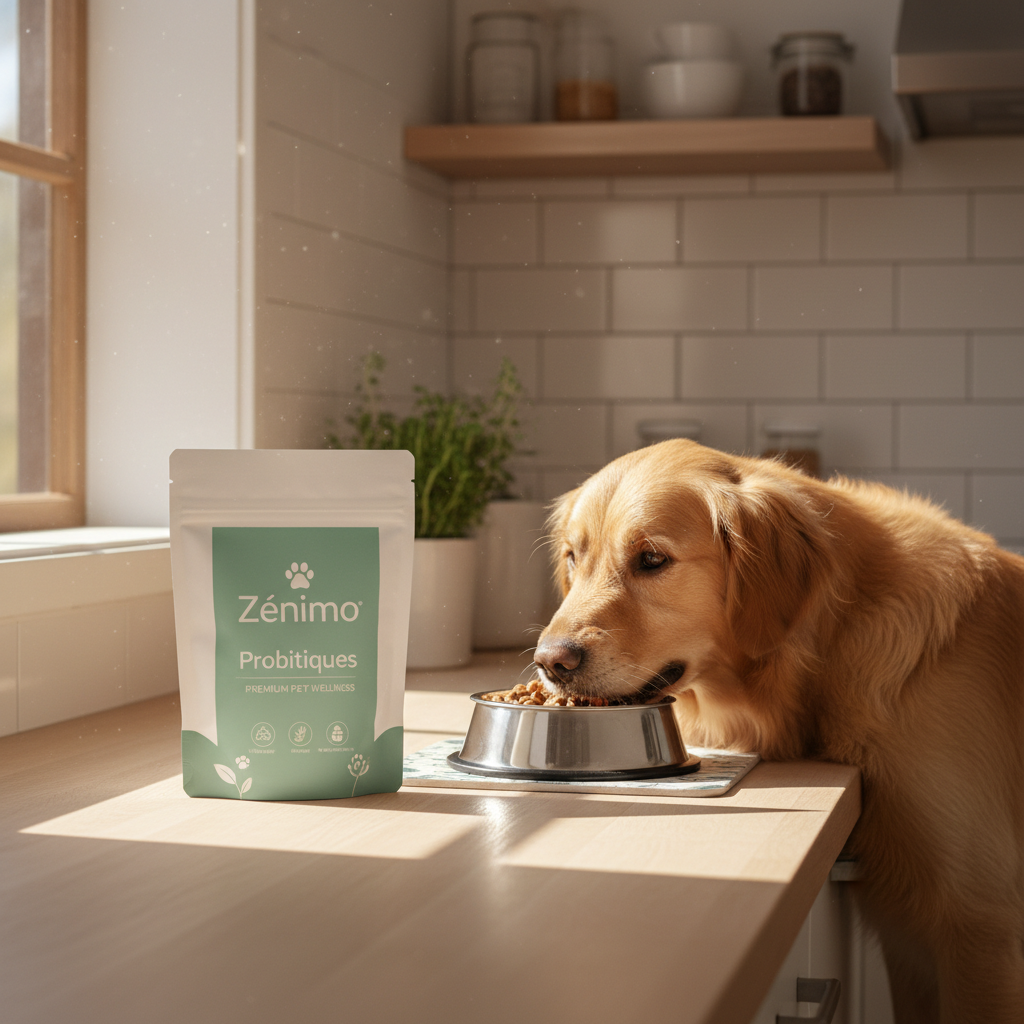 Probiotiques Zénimo — Ferments Lactiques pour Chien & Chat | 120 Comprimés (4 mois)