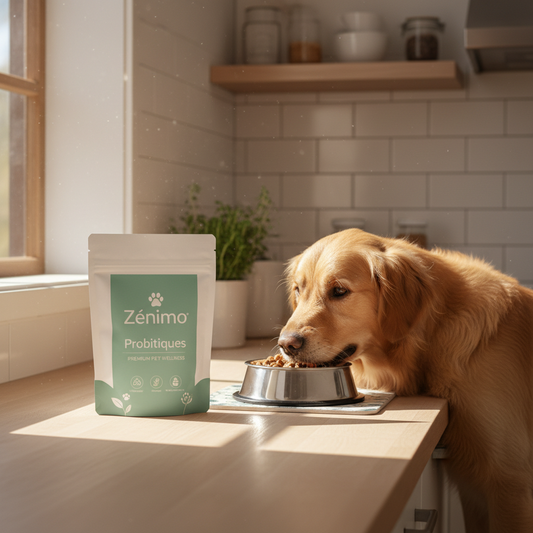 Probiotiques Zénimo — Ferments Lactiques pour Chien & Chat | 120 Comprimés (4 mois)